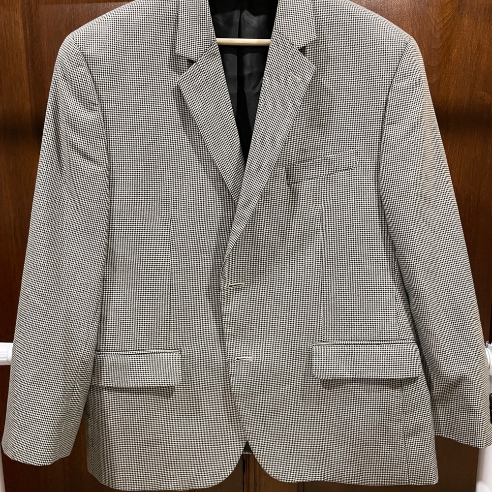 MICHAEL Michael Kors Gray Textured Blazer Sport Coat